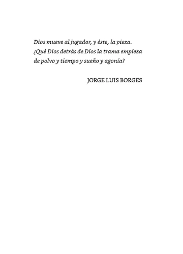 Epígrafe de Jorge Luis Borges